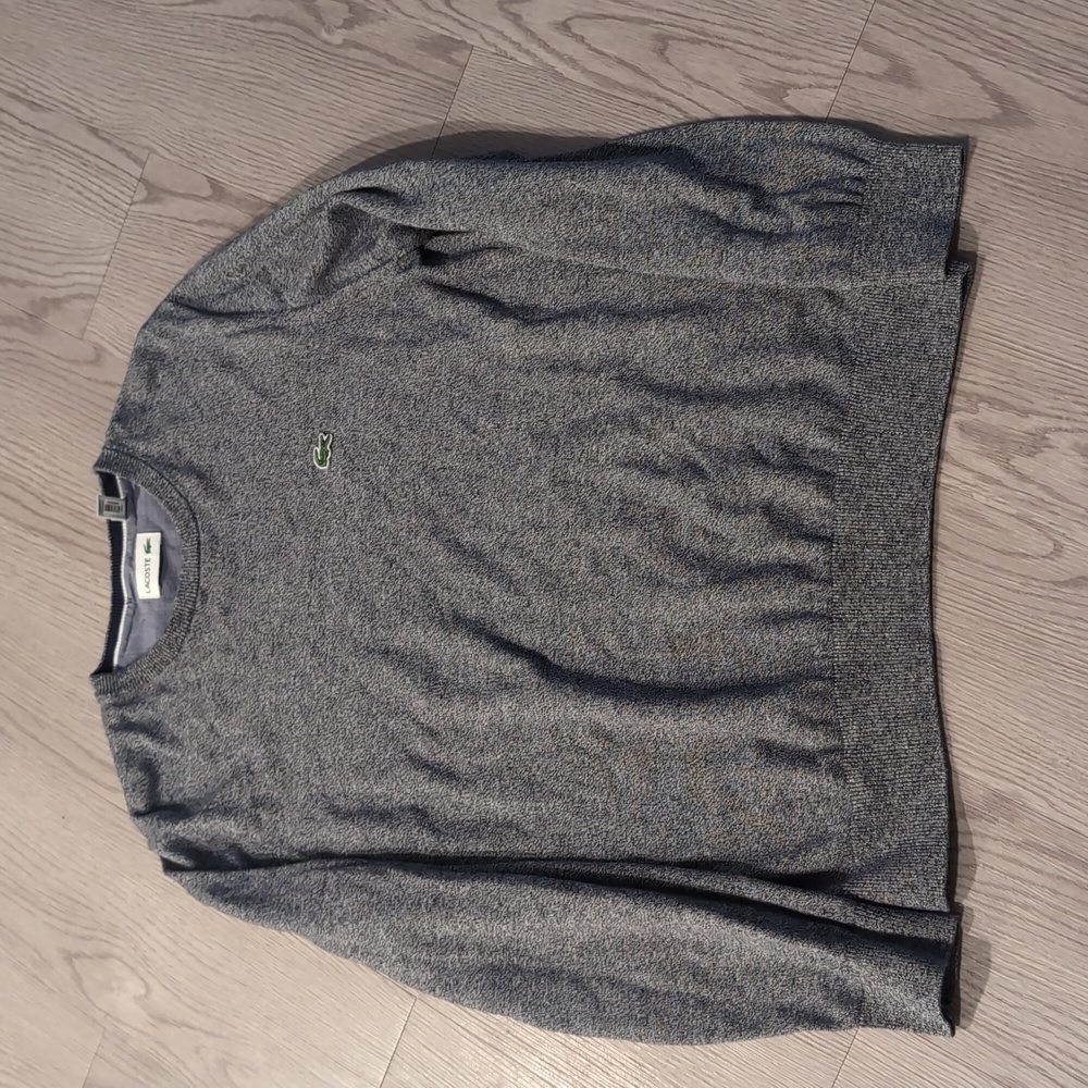 Lacoste Charcoal Crewneck Sweater